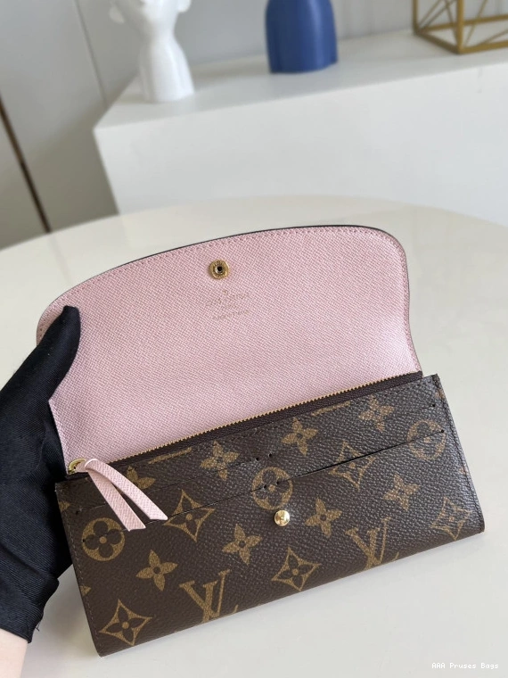 AAA Pruses Bags wallet EMILIE VUITTON LOUIS 0801
